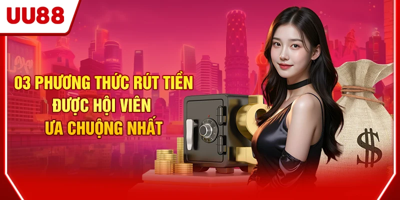03 phương thức rút tiền được hội viên ưa chuộng nhất